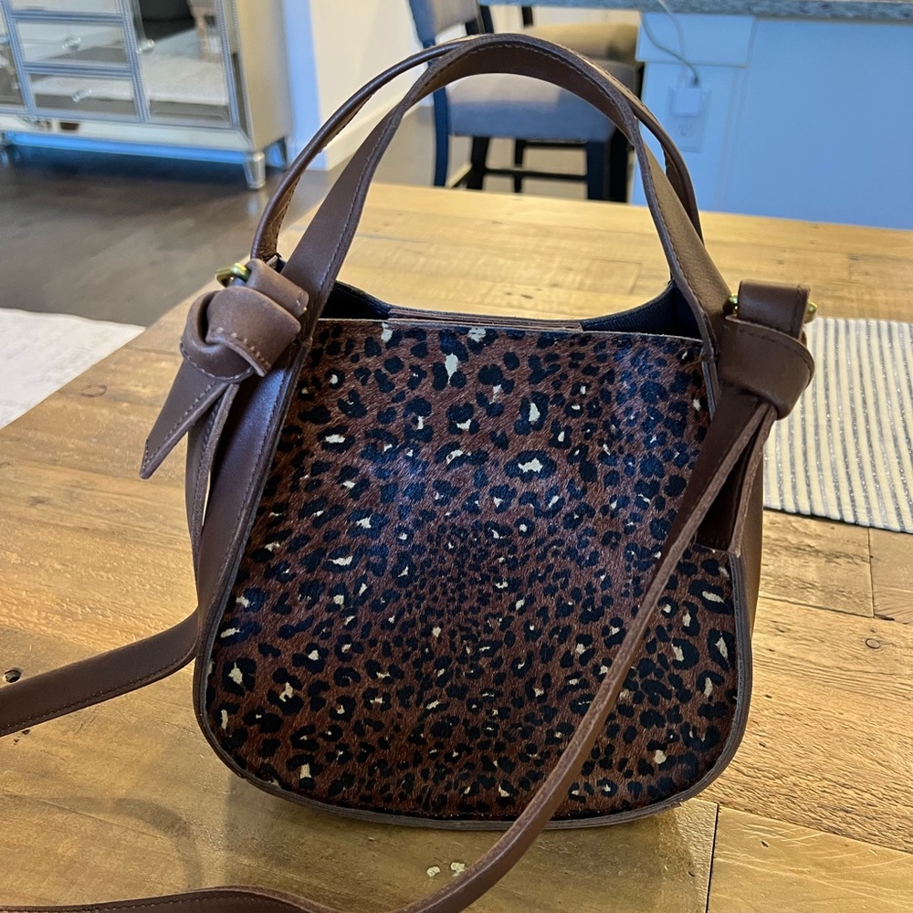 COPY - Madewell Sydney Leather & Genuine Calf Hair Crossbody Bag